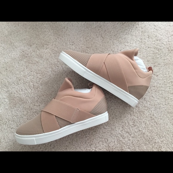 steve madden laynie wedge sneaker